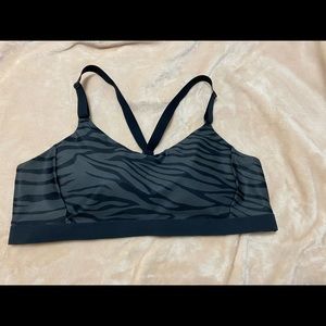 Black Zebra Sports Bra XXL